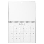 calendrier vierge 2027 (Mar 2027)