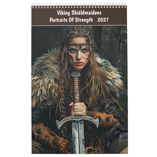 Calendrier Viking Shieldmaidens – Portraits de Force (Protection)