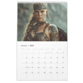 Calendrier Viking Warrior Women – Strength & Saga (Jan 2026)