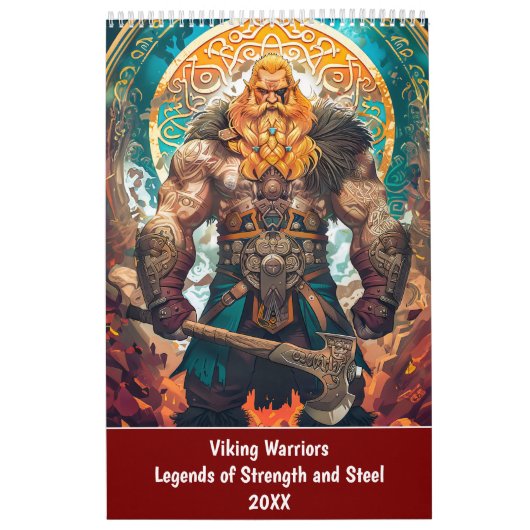 Calendrier Viking Warriors – Legends of Strength and Steel (Protection)