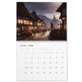 Calendrier Village de Cobblestone par E.J. Gold (Jan 2026)