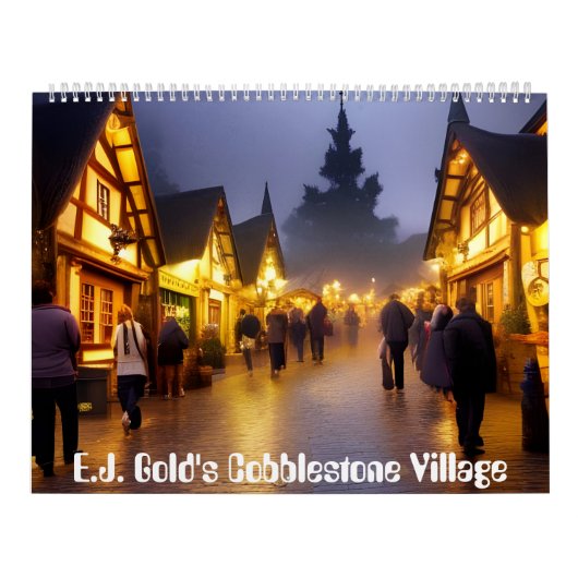 Calendrier Village de Cobblestone par E.J. Gold (Protection)