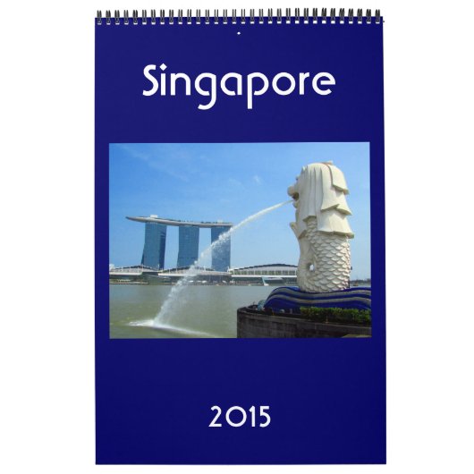 Calendrier ville 2015 de Singapour (Protection)