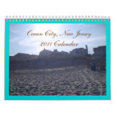 Calendrier Ville d'océan - collage - Callendar (Protection)