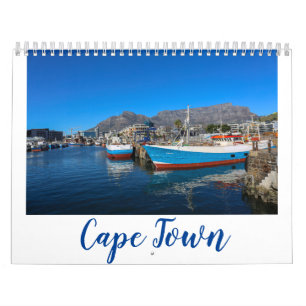 Calendrier Ville du Cap Afrique du Sud