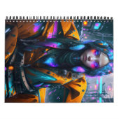 CALENDRIER VILLE NEON GIRL (Protection)