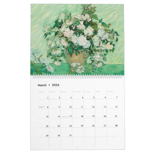 Calendrier Vincent Van Gogh 2022 (Mar 2026)