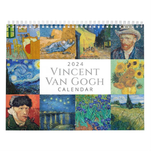Calendrier Vincent Van Gogh 2024 (Protection)