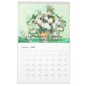 Calendrier Vincent Van Gogh Art & Citations (Jan 2026)