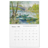 Calendrier Vincent Van Gogh Artiste Art Vintage 2024 (Feb 2026)