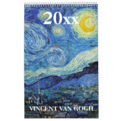 Calendrier Vincent van Gogh Fine Art 2020 (Protection)
