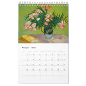Calendrier Vincent van Gogh Flowers (Feb 2026)