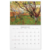 Calendrier Vincent Van Gogh Impressionnisme Art (Feb 2027)