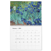 Calendrier Vincent van Gogh Peintures aux fleurs (Feb 2026)