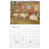 Calendrier Vincent van Gogh, Post impressionnisme Vintage (Mar 2027)