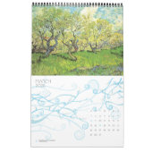 Calendrier Vincent van Gogh Trees et nature (Mar 2026)