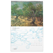 Calendrier Vincent van Gogh Trees et nature (Feb 2026)