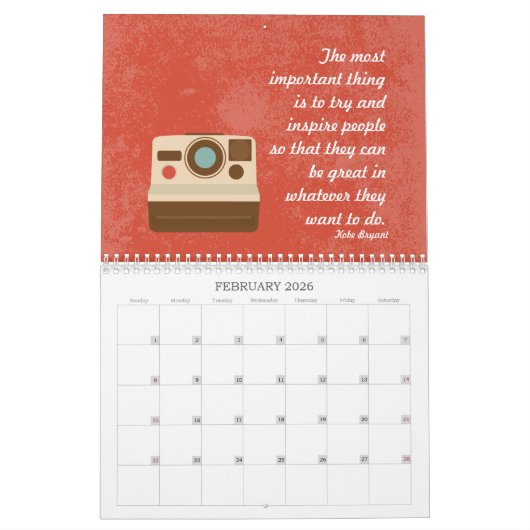 Calendrier vintage (Feb 2026)