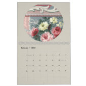 Calendrier Vintage 1940s Mid Century Accueil Fond d'écran (Feb 2026)