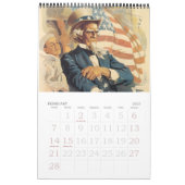 Calendrier vintage 2013 d'affiche d'effort de (Feb 2027)