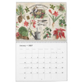 Calendrier Vintage 2024 moderne (Jan 2027)