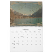 Calendrier vintage 2025 (Feb 2027)