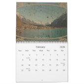 Calendrier vintage 2025 (Feb 2026)