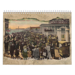 Calendrier vintage Atlantic City New Jersey 2013