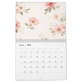 Calendrier Vintage Bicycle Floral Wall Calendar (Mar 2026)