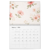 Calendrier Vintage Bicycle Floral Wall Calendar (Feb 2026)