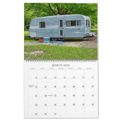 Calendrier Vintage Campers and Retro Caravan Travel (Mar 2026)