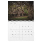 Calendrier vintage dans Géorgie du Sud (Mar 2026)