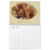 Calendrier vintage de dessus de cigare (Mar 2027)