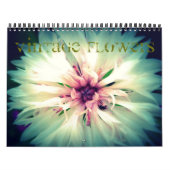 Calendrier vintage de fleur (Protection)