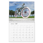 Calendrier vintage de moto (Jan 2027)