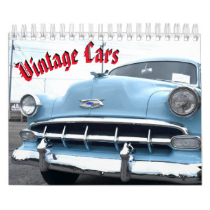 Calendrier vintage de voiture