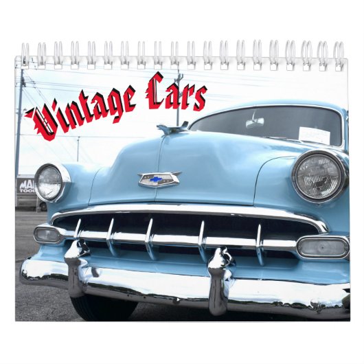 Calendrier vintage de voiture (Protection)