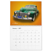 CALENDRIER VINTAGE DE VOITURE (Feb 2027)