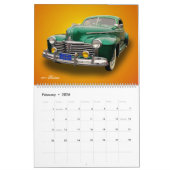 CALENDRIER VINTAGE DE VOITURE (Feb 2026)