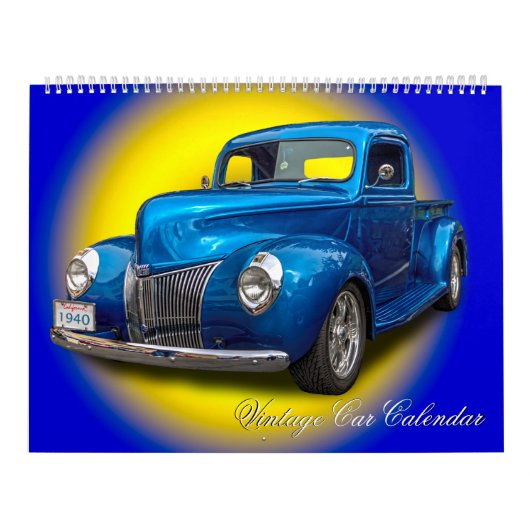 CALENDRIER VINTAGE DE VOITURE (Protection)