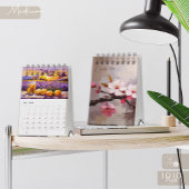 Calendrier Vintage Floral Papillon
