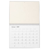 Calendrier Vintage Floral Wall Calendar 2026 (Jan 2027)