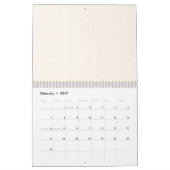 Calendrier Vintage Floral Wall Calendar 2026 (Feb 2027)