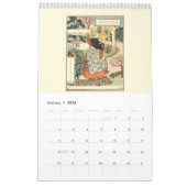 Calendrier Vintage French Garden Lady Modern (Jan 2026)