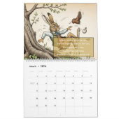 Calendrier Vintage Limericks Whimsical Animals | Nonsense (Mar 2026)
