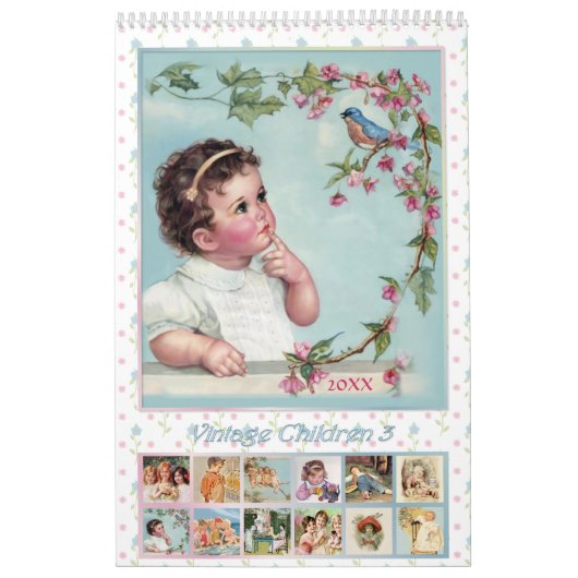 Calendrier Vintage pour enfants 2021 3 (Protection)
