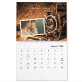 Calendrier Vintage retro classique caméra rustique famille pe (Feb 2026)