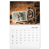 Calendrier Vintage retro classique caméra rustique famille pe (Mar 2026)