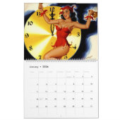 Calendrier vintage Retro Pin-up Girls 2014 (Jan 2026)