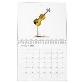 Calendrier Violon liquide (Jan 2026)